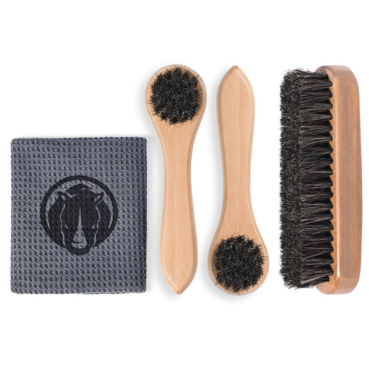 Complete Cleaning Tool Kit for Tack and Boots  - 4 pieces