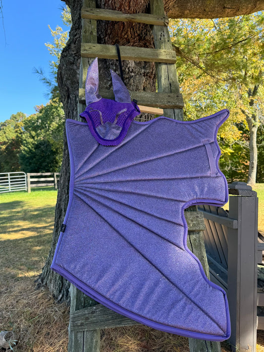 Saddle Pad - Butterfly Wings and Bonnet